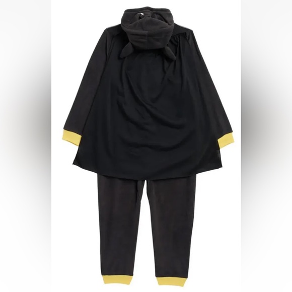 Komar Kids DC Comics Batman Fleece Blanket Sleeper Boys Girls Pajamas- S (6/7) - Picture 2 of 4